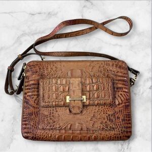 Brahmin Theo Crossbody bag Pecan Melbourne COA